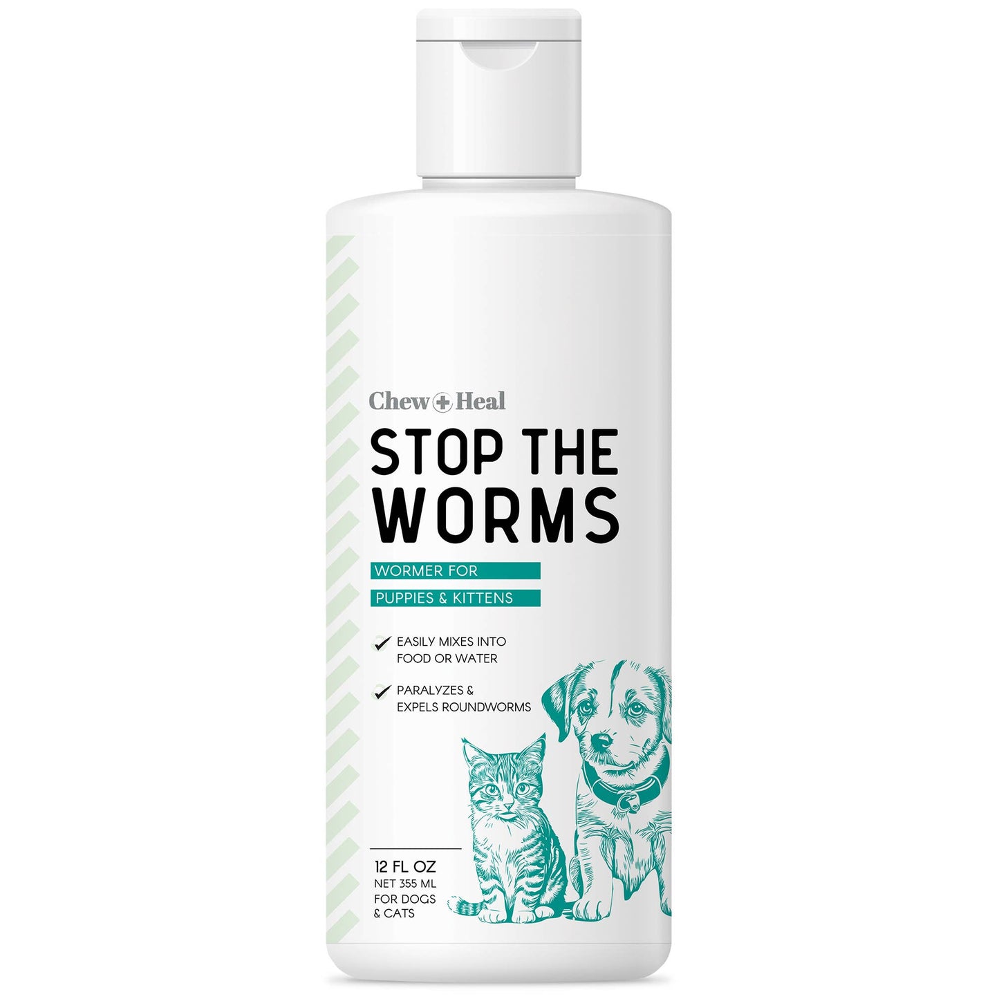 Stop The Worms Dewormer Liquid for Puppies & Kittens