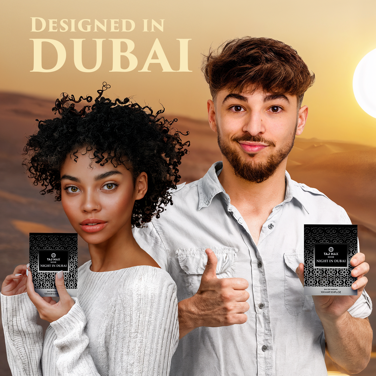 TAJ MAX NIGHT IN DUBAI 3.4 OZ Dubai Long-Lasting Perfume