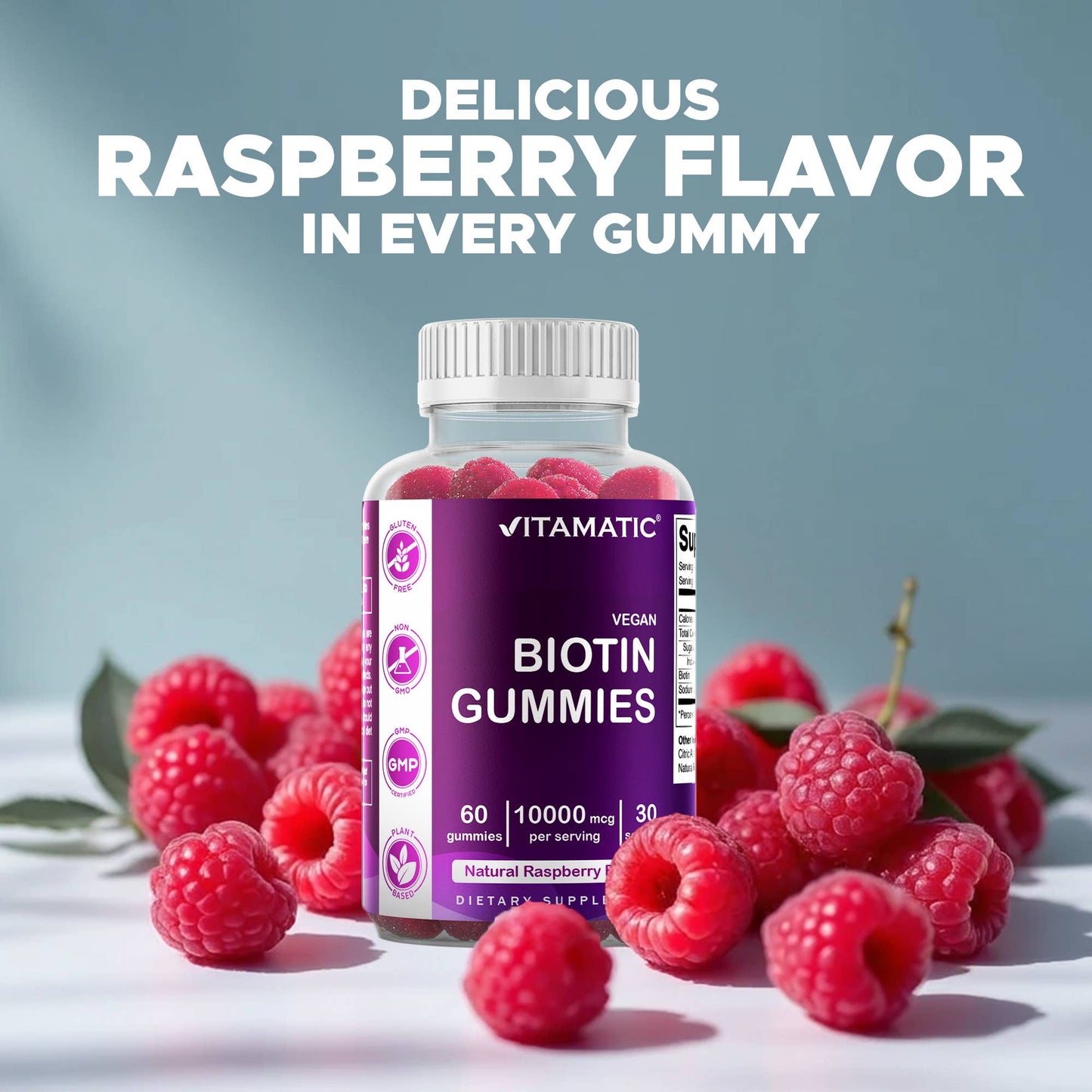 Vitamatic Biotin Gummies 10,000mcg