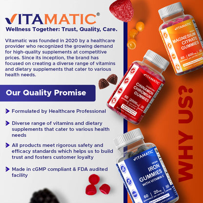 Vitamatic Irish Sea Moss Gummies 3000 mg